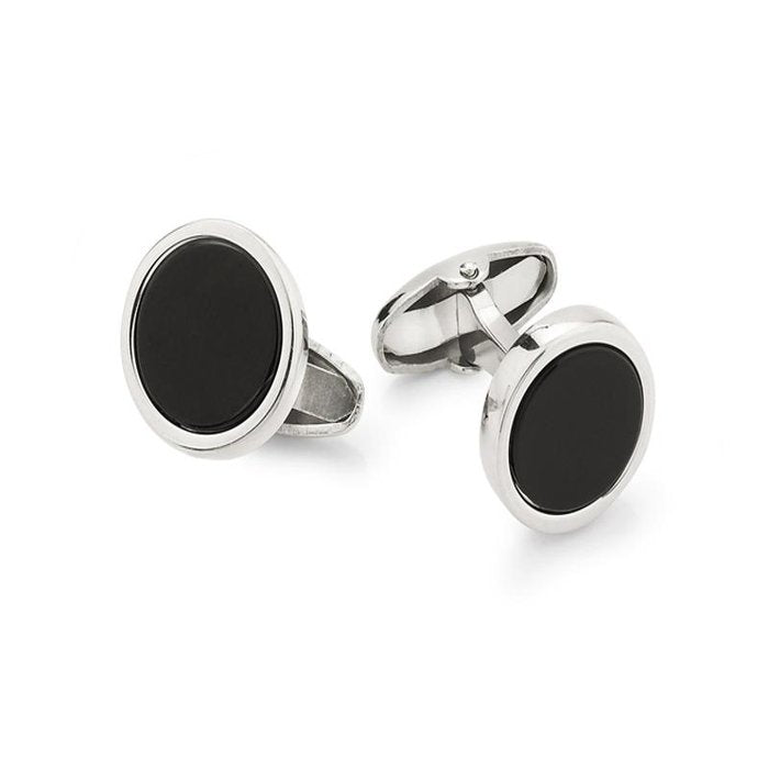 Gemelli in argento bianco