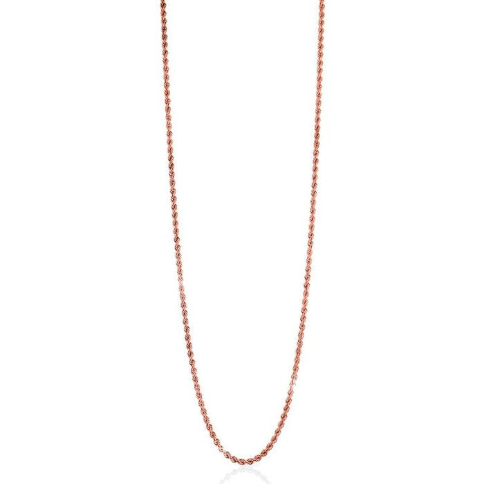 Collana in bronzo dorato rosa