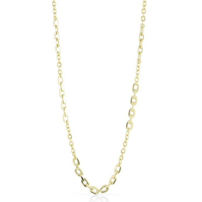 Collana in bronzo dorato