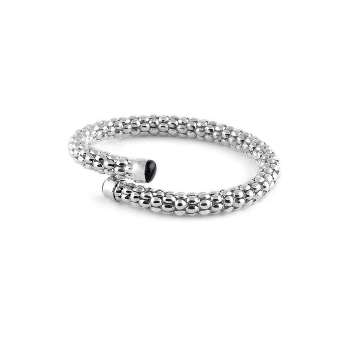 Bracciale in bronzo argentato