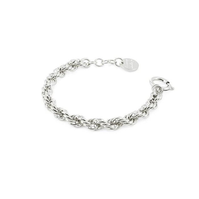Bracciale in bronzo argentato