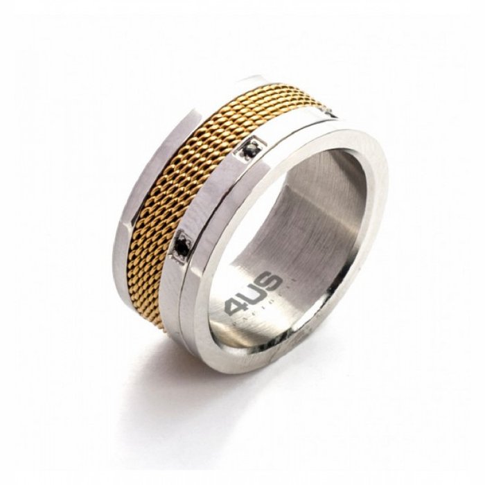Bague en zircone noire