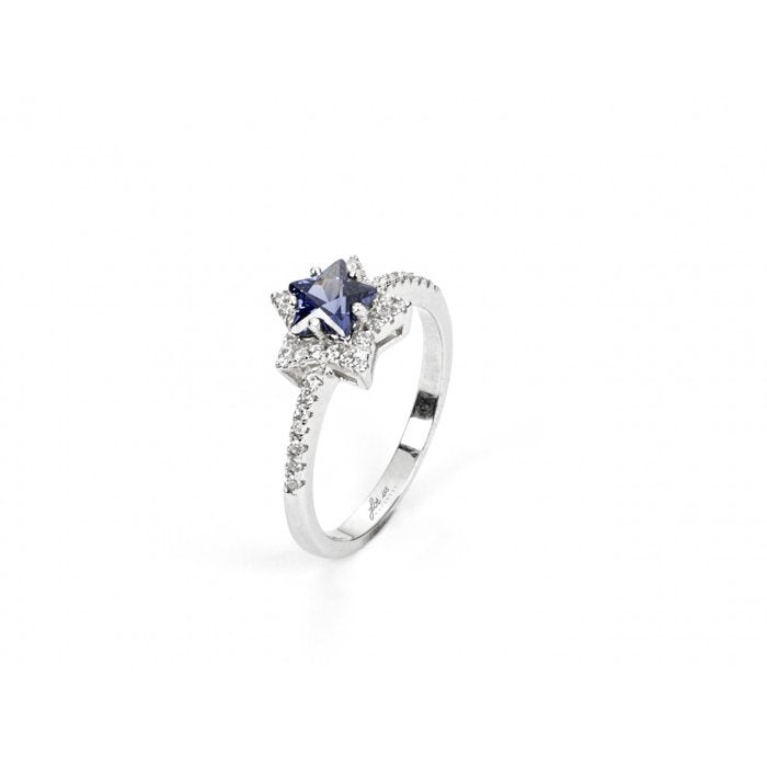Anello cuore stella