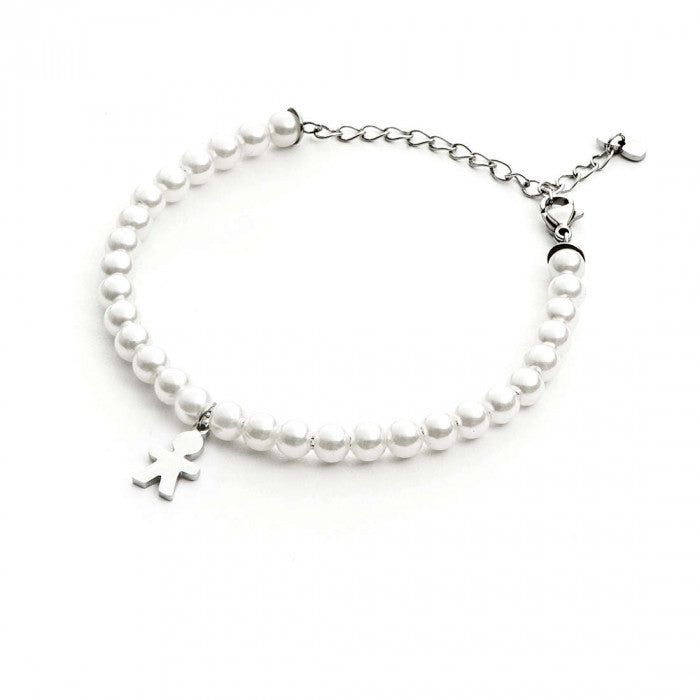 Pearl &amp; Baby Bracelet