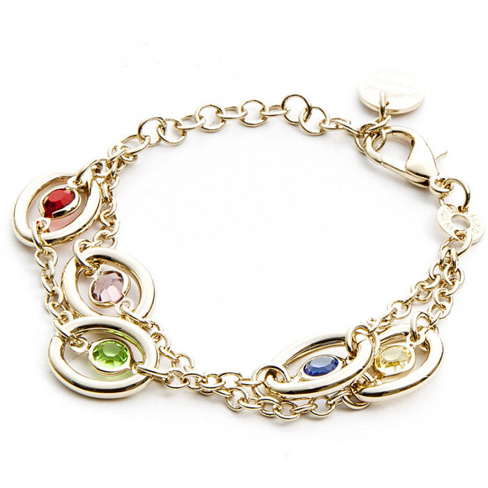 Multi-color rosary bracelet