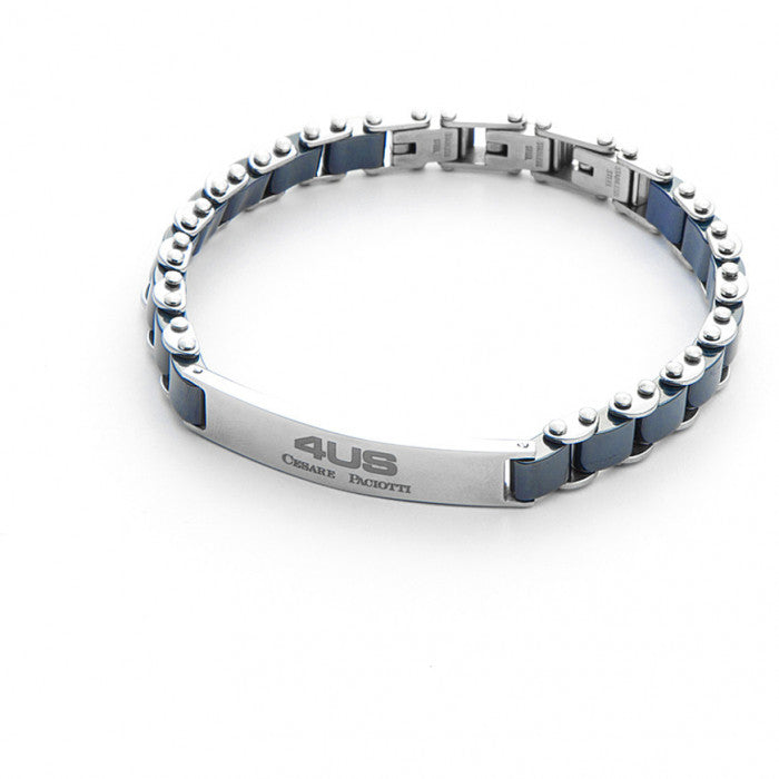 Blue ceramic bracelet