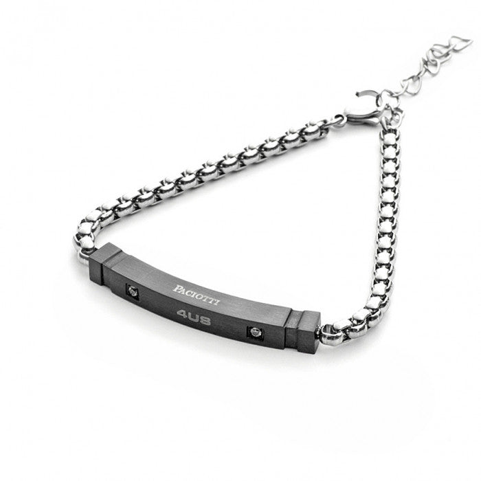 Black tubular bracelet