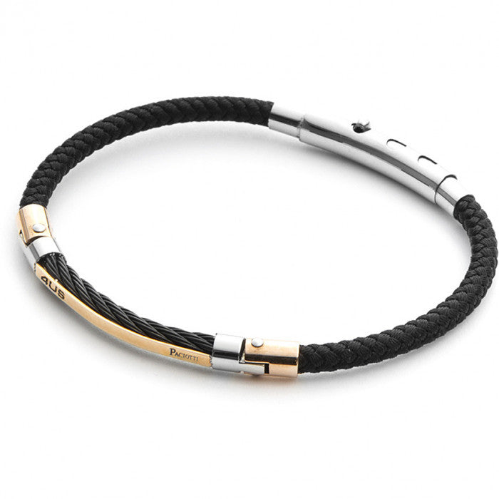Rose cord bracelet
