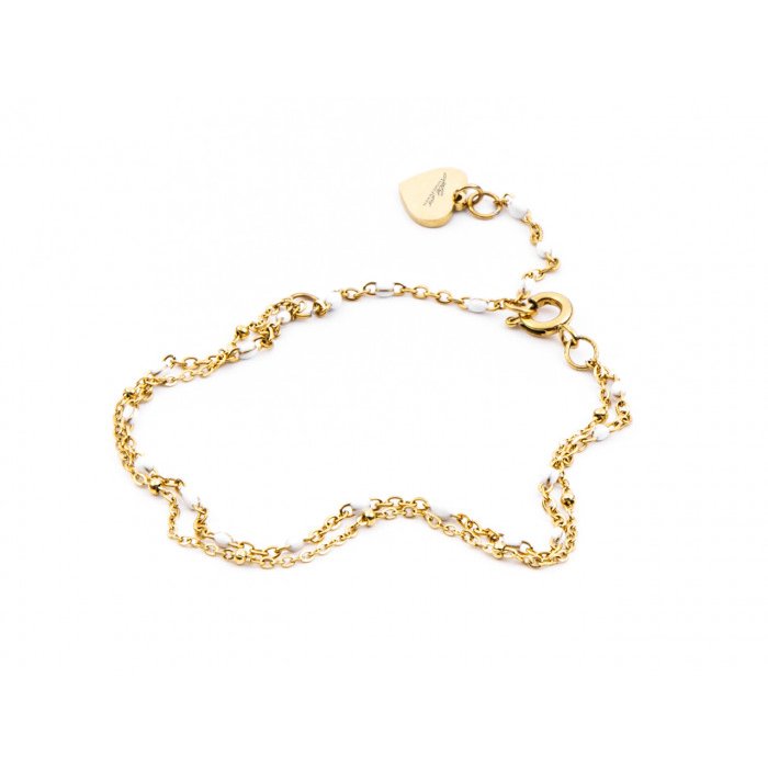 Golden pearl bracelet