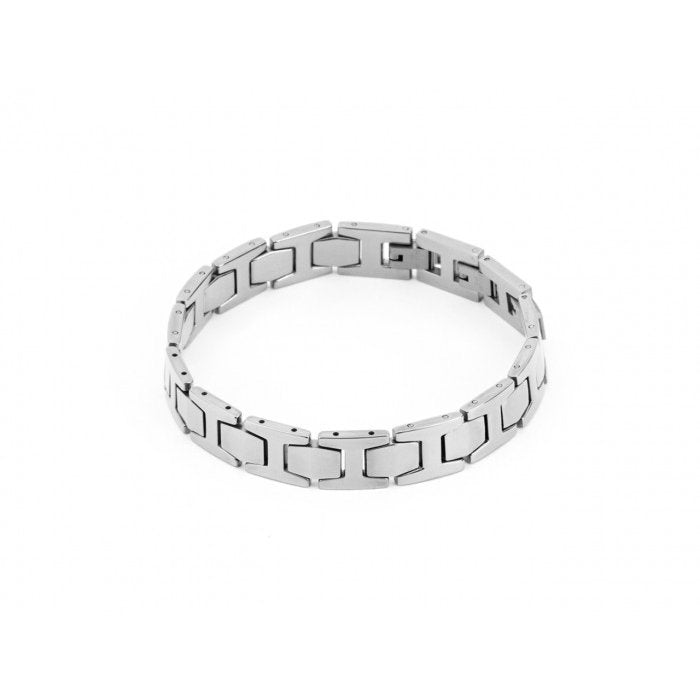 Bracciale tungsteno acciaio