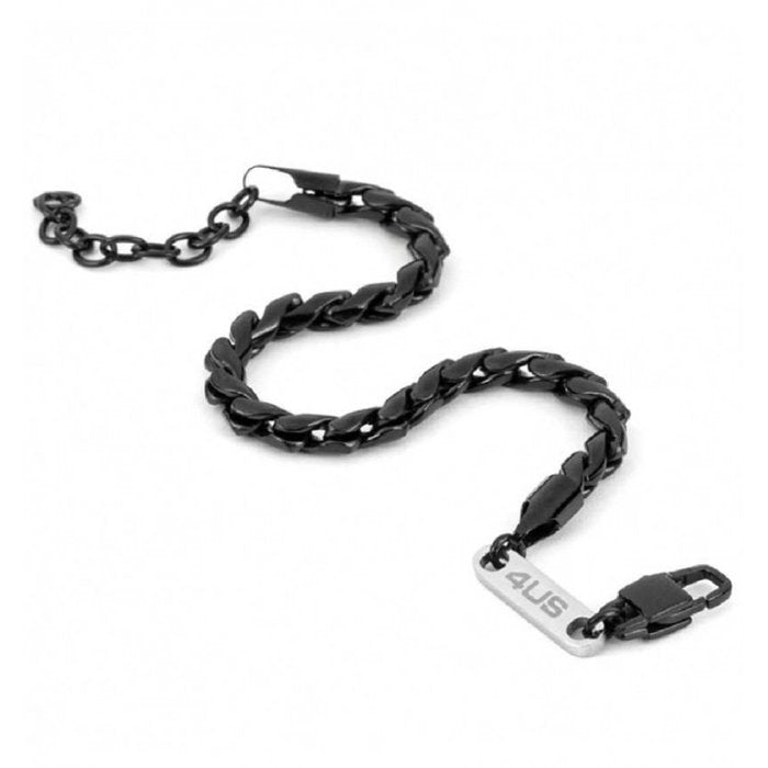 Bracciale brunito catena grumetta