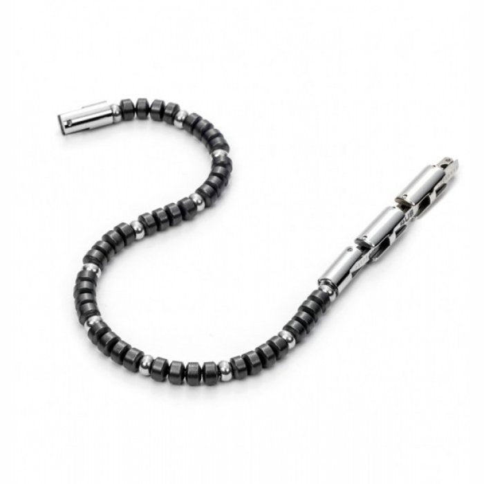 Bracciale rondelle in ematite