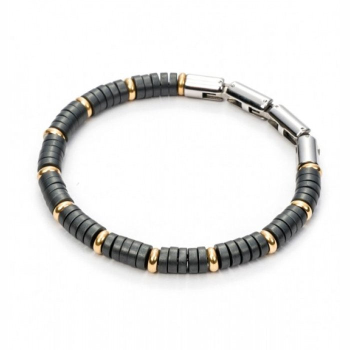 Bracciale rondelle in ematite