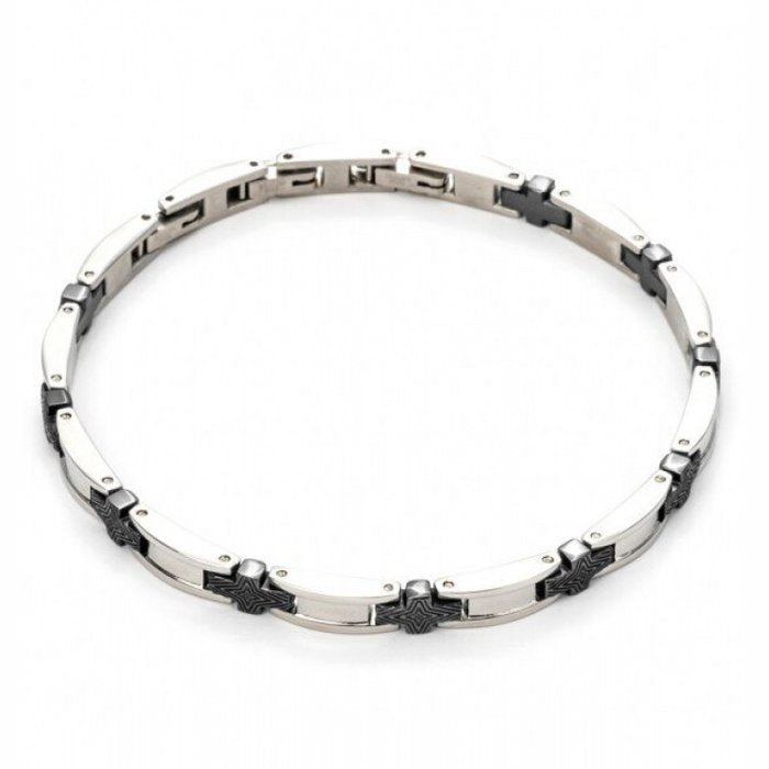 Bracciale maglia tessere