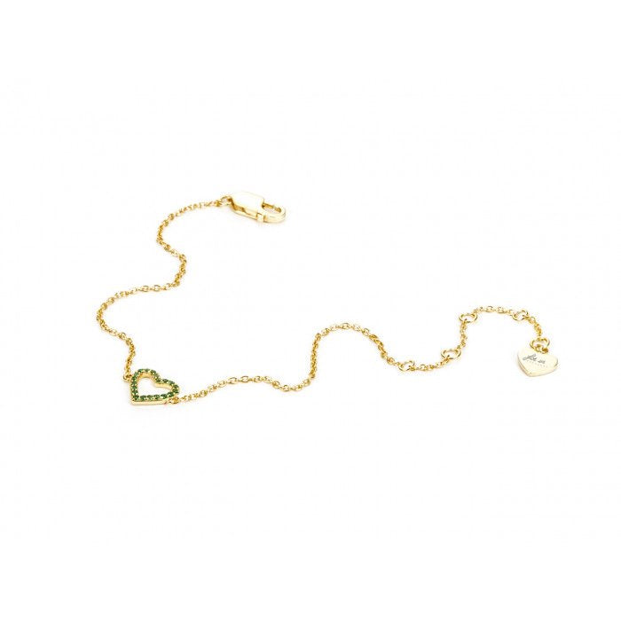 Bracciale laminato cuore