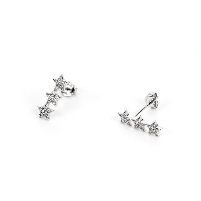 Orecchini trilogy stelle zirconi