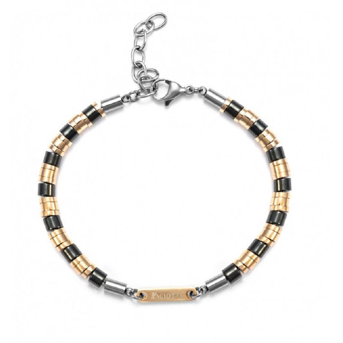 Bracciale rondelle e ceramica