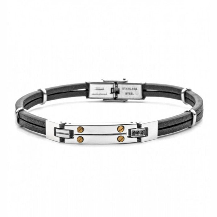 Bracciale Caucciù e Piastra