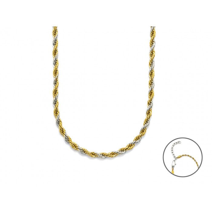 Collana maglia fune