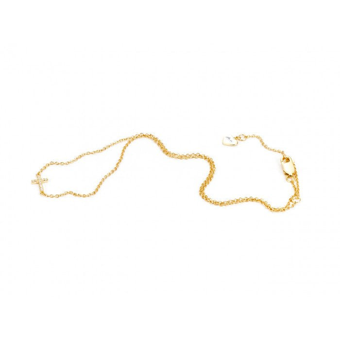 Collana laminata croce