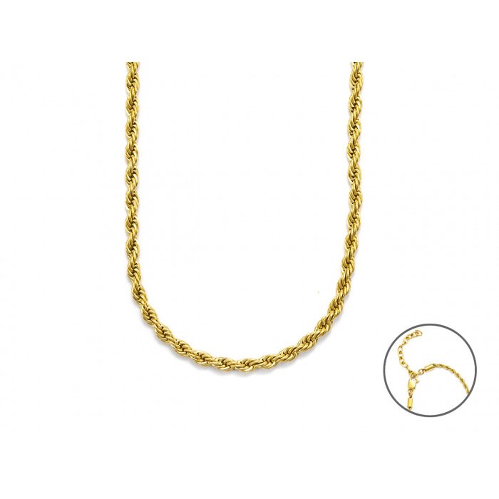 Collana maglia fune