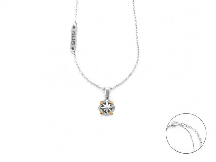 Collier rose des vents