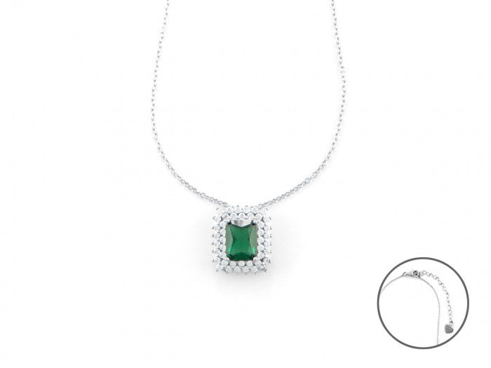 Green Zircon Necklace