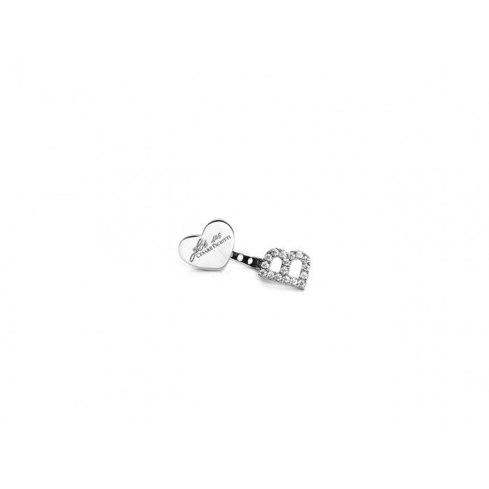 Doris Letter B Rhinestone Drop Earring