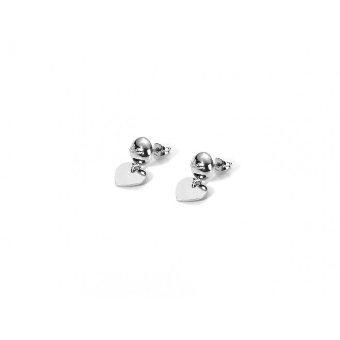 Boucles d'oreilles pendantes en argent combinées