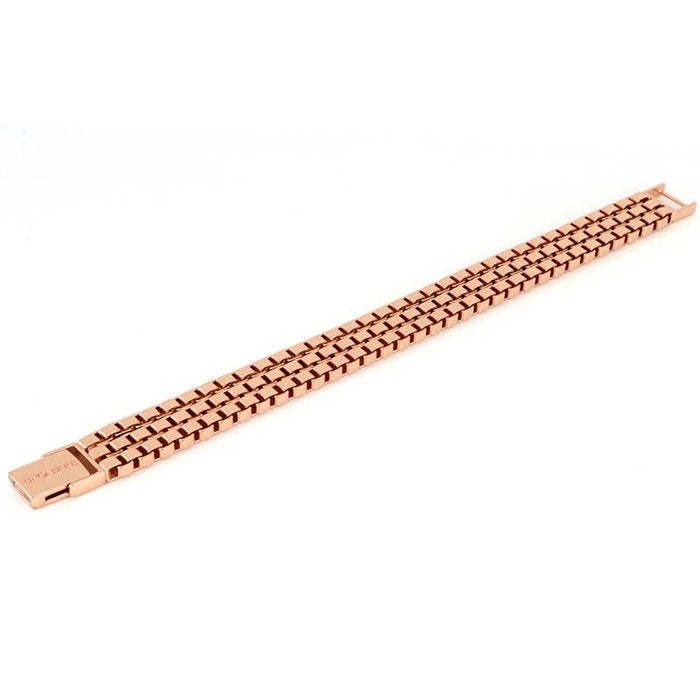 Bracciale Veneziana in bronzo dorato rosa
