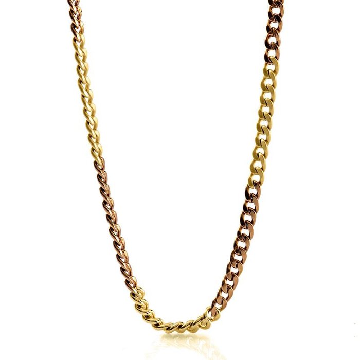 Collana Chanel in bronzo cioccolato