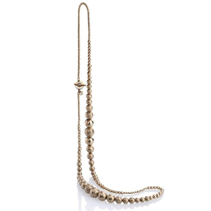 Collana in argento dorato
