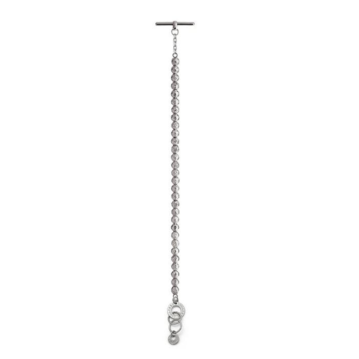 Bracciale in argento bianco