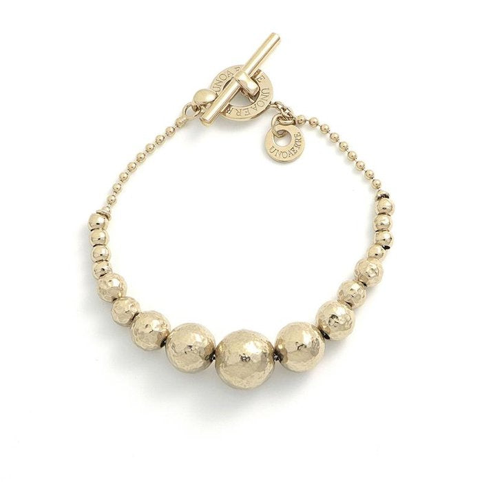 Bracciale in argento dorato