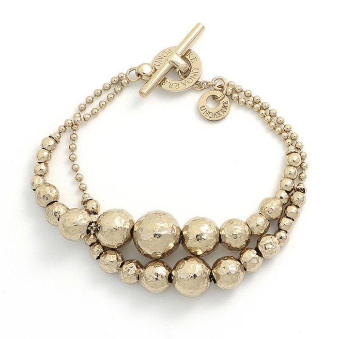 Bracciale in argento dorato