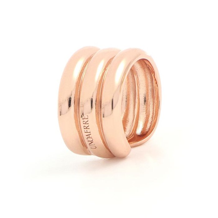 Anello in bronzo dorato rosa