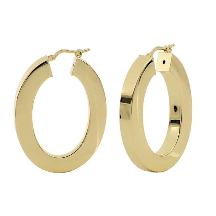 Orecchini in bronzo dorato