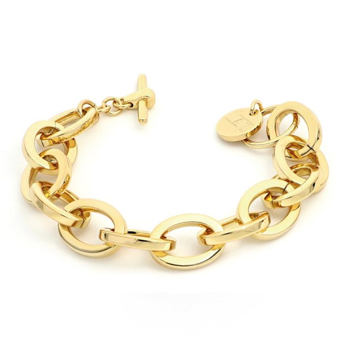 Bracciale in bronzo dorato