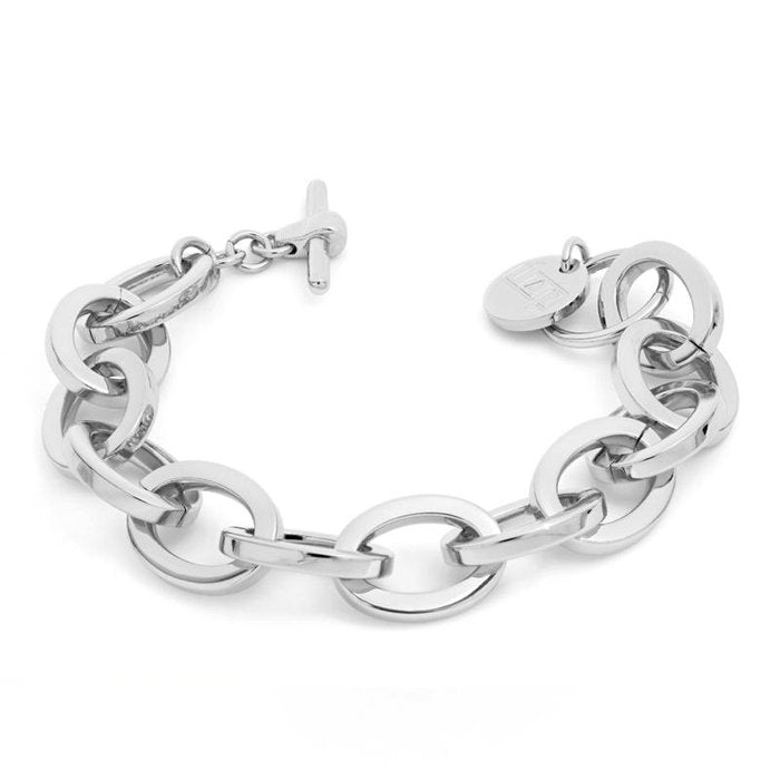 Bracciale in bronzo argentato