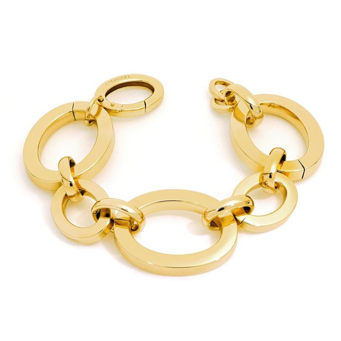 Bracciale in bronzo dorato