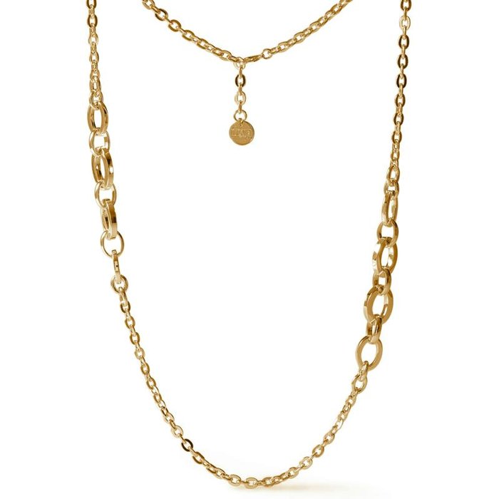 Collana in bronzo dorato