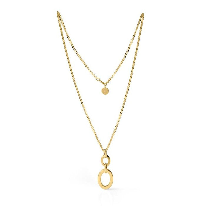 Collana in bronzo dorato