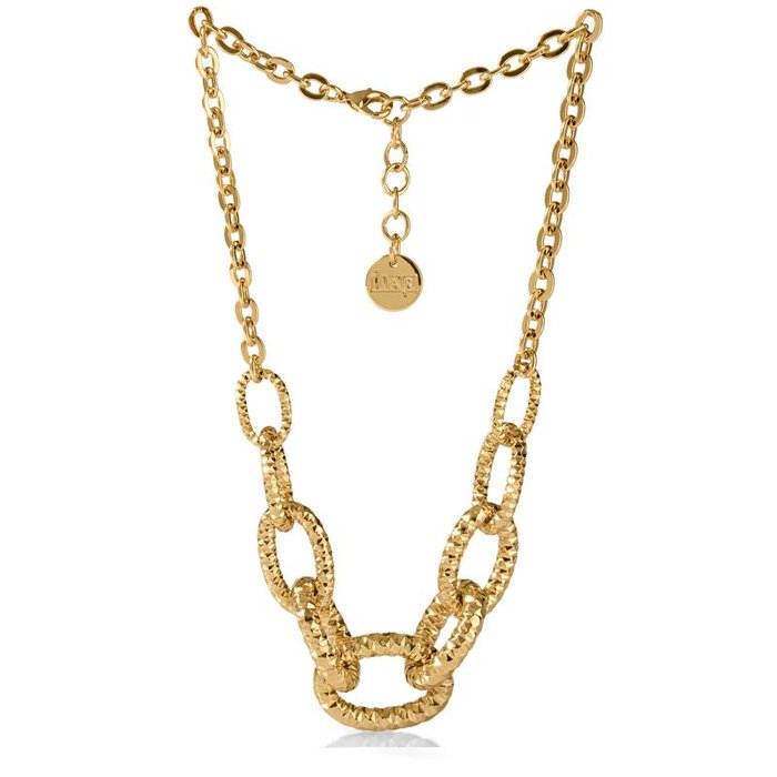 Collana in bronzo dorato