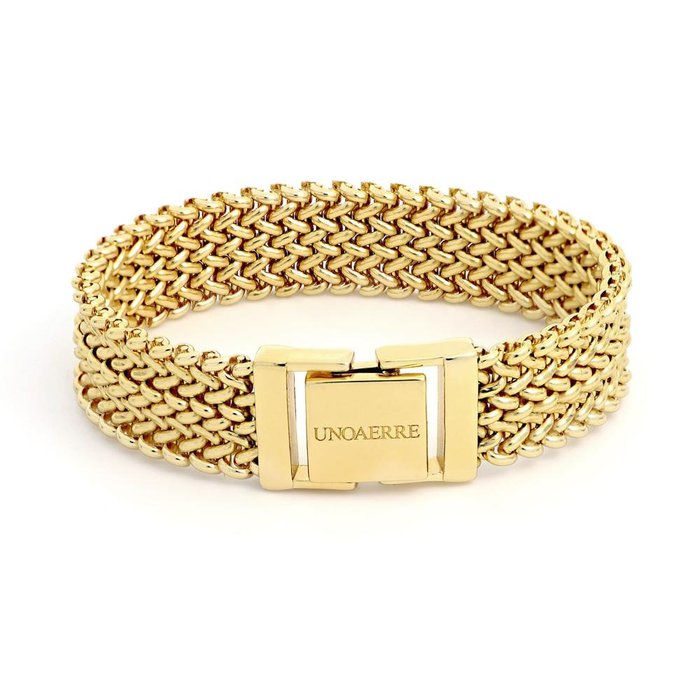 Bracciale in bronzo dorato
