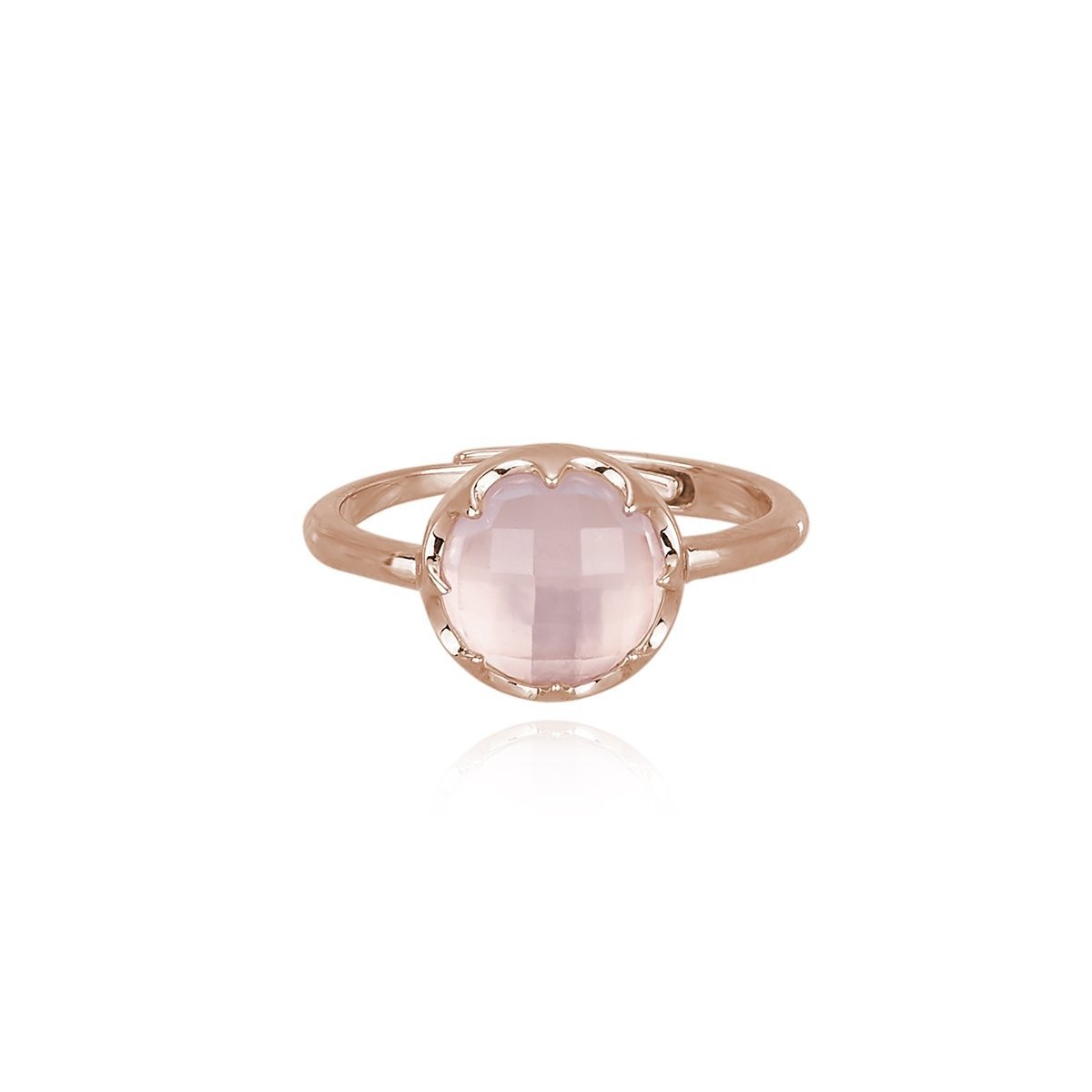 ANELLO CON QUARZO ROSA - gioielleriaperdichizzi.it
