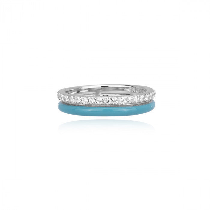 TURQUOISE ENAMEL RING