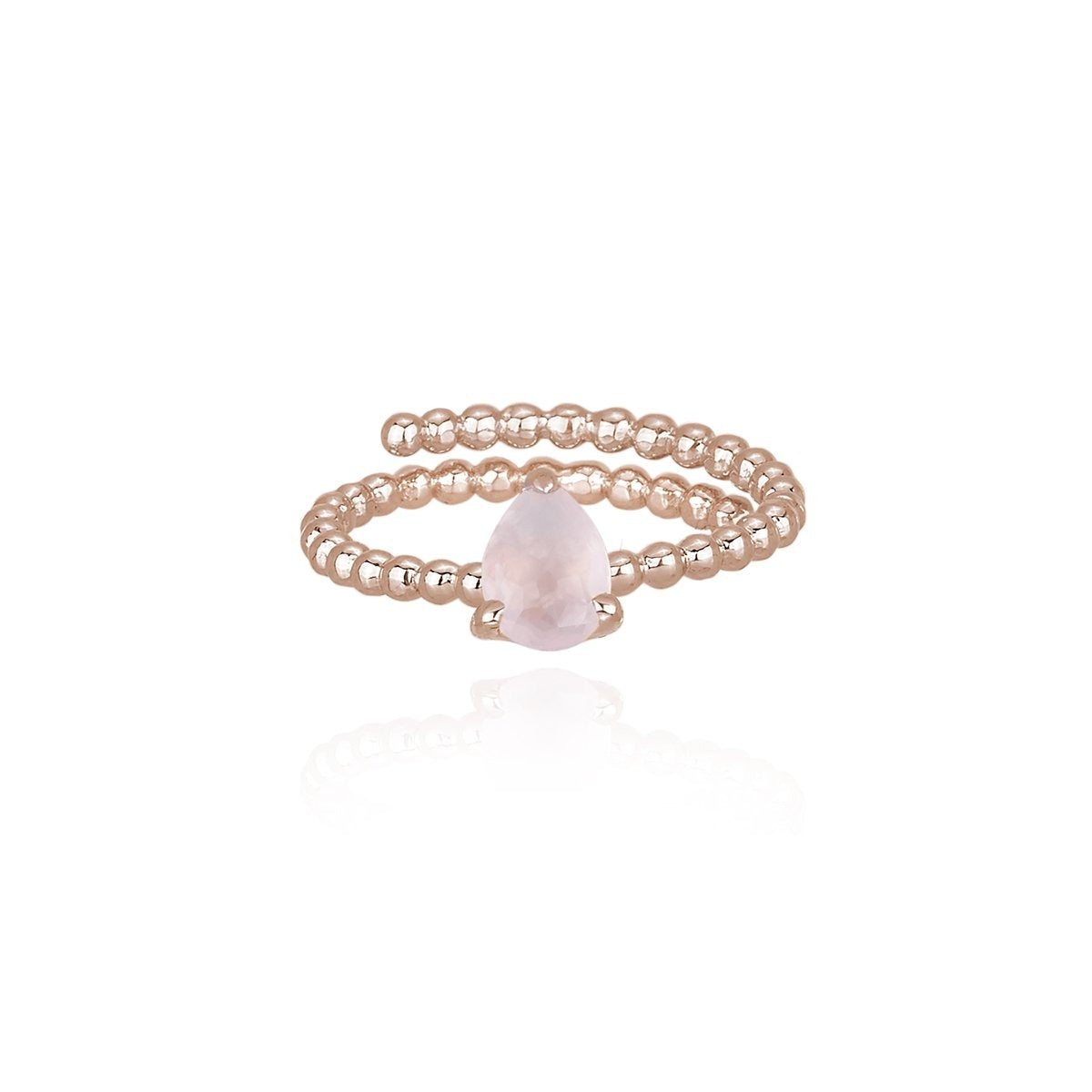 ANELLO CON QUARZO ROSA - gioielleriaperdichizzi.it