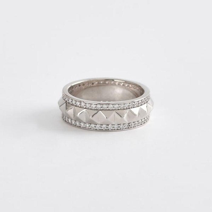 STUDS AND ZIRCON RING
