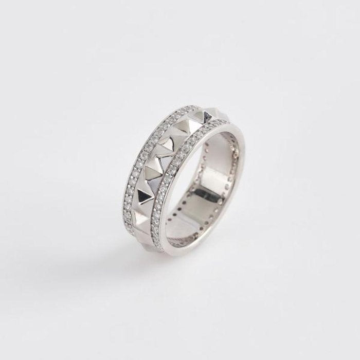 STUDS AND ZIRCON RING
