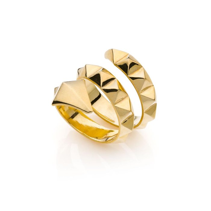 Anello a tre giri Piramidi